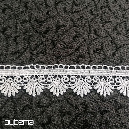 Lace 5541/01- 4 cm white