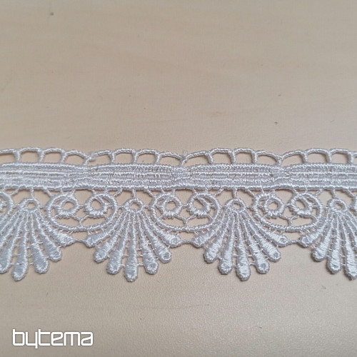 Lace 5541/01- 4 cm white