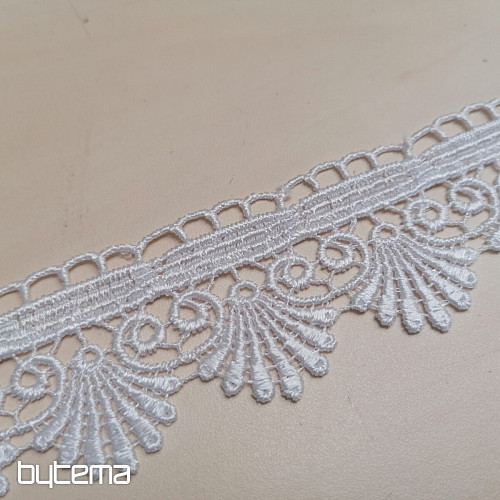 Lace 5541/01- 4 cm white