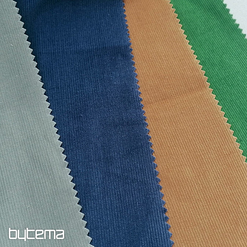 Cotton fabric Corduroy thin - green/grey