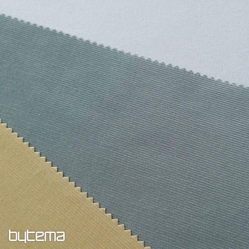 Cotton fabric Corduroy thin - green/grey