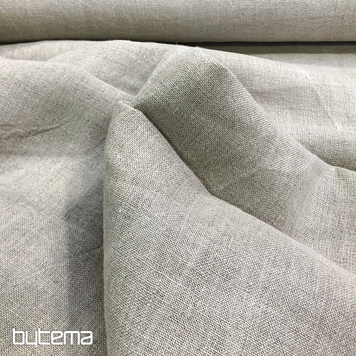 Linen fabric - light beige