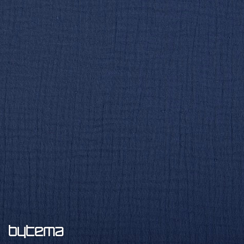 Gauze indigo cotton fabric