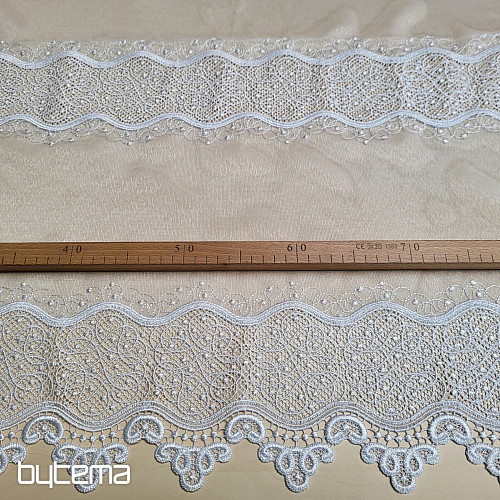 Luxury embroidered curtain GERSTER 11786/0001