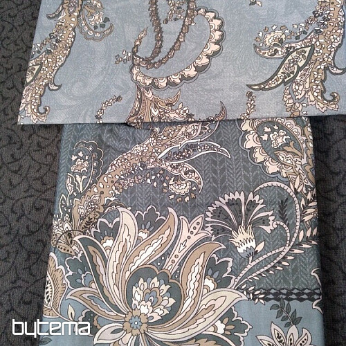 IRISETTE luxury cotton satin blue SKY 8436-20