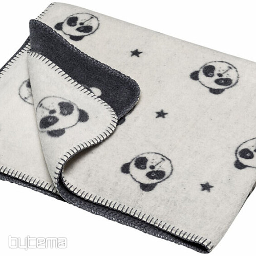 Children's blanket PANDA 2212/60 ivory 75x100