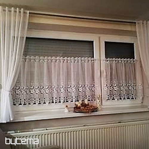 Brise-bise woven curtain 11573