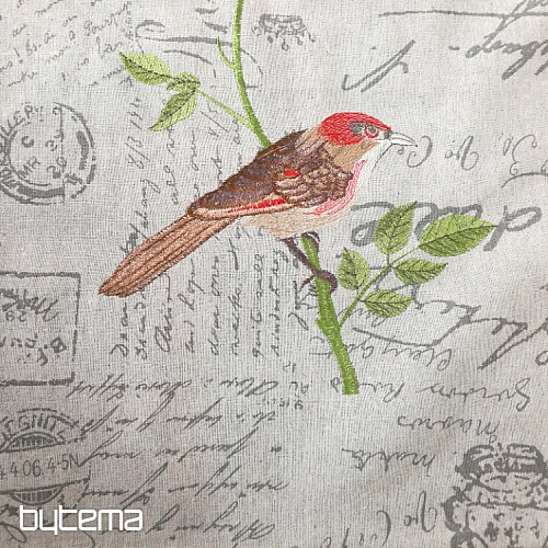 BIRDS tablecloth and scarf