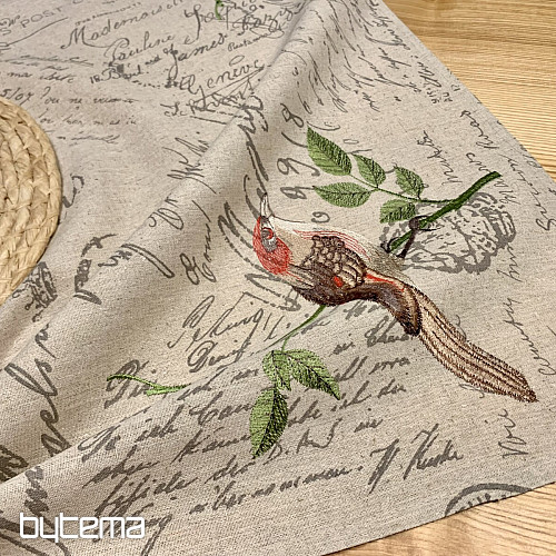 BIRDS tablecloth and scarf