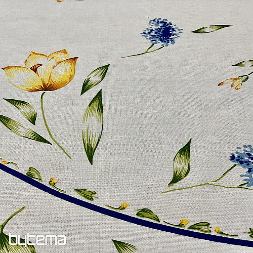 SPRING FLOWERS tablecloth and circle