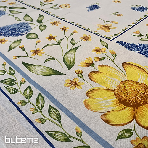 SPRING FLOWERS tablecloth and circle