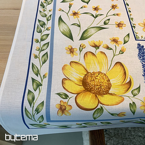 SPRING FLOWERS tablecloth and circle