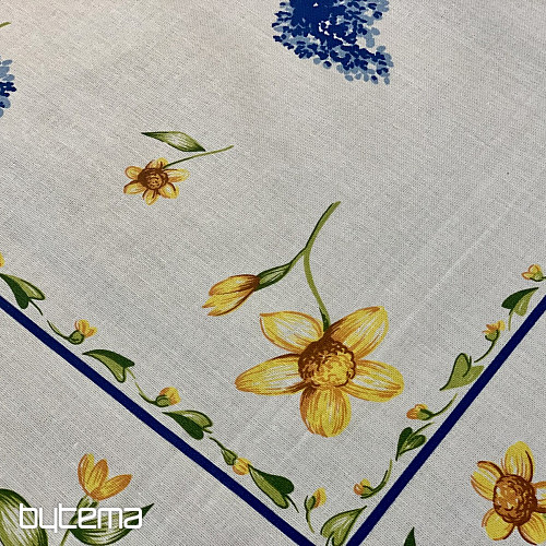 SPRING FLOWERS tablecloth and circle