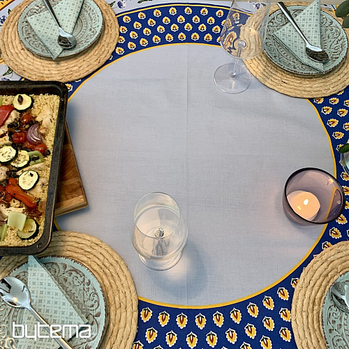 SUNFLOWER tablecloth and circle