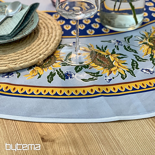 SUNFLOWER tablecloth and circle