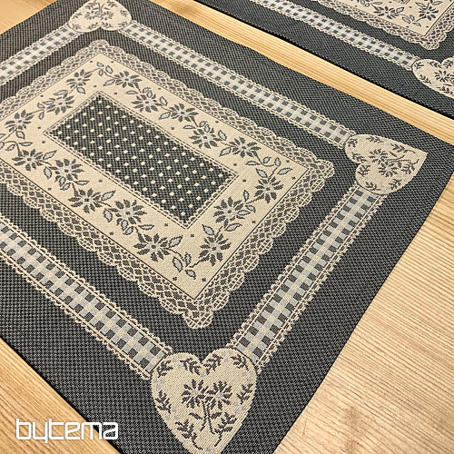 Placemats COUNTRY ROOM gray