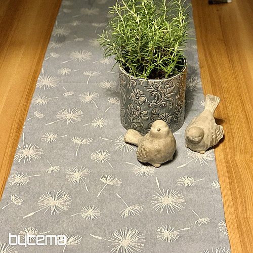 DANDELION tablecloth blue 45x140