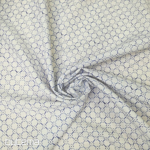 Decorative fabric Grid blue