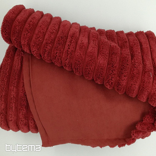 blanket Lamb corduroy RED 150x200