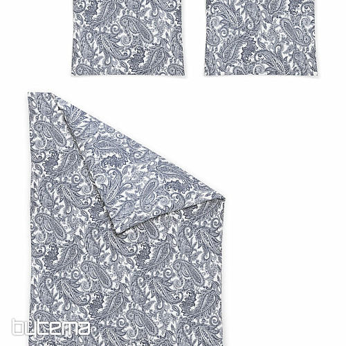 IRISETTE luxury satin bedding FLORENZ 8447-20 BLAU