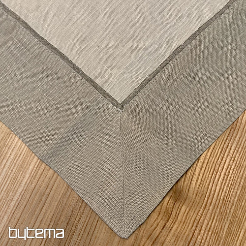 Linen tablecloth - set 130x150 50x50