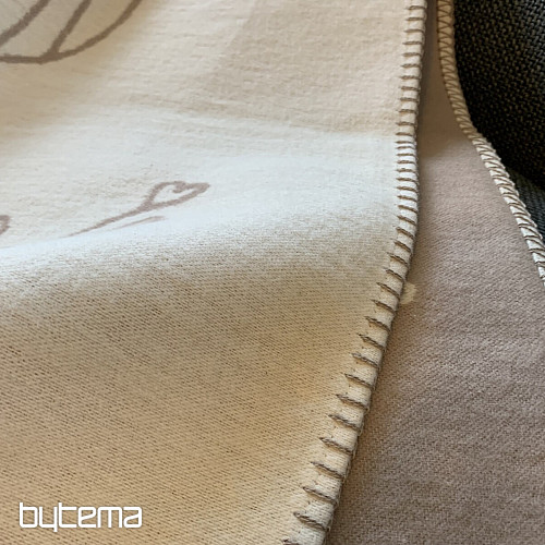 Cotton blanket DF JADE ivory 150x200 cm