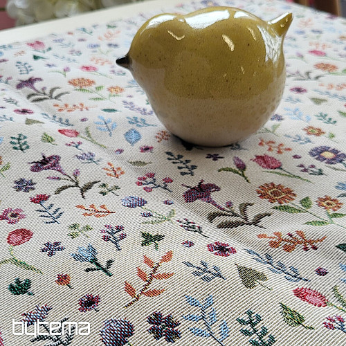 Tapestry tablecloth and scarf GARDEN