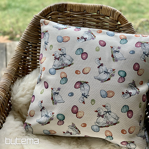 Tapestry pillowcase WHITE HUNTS