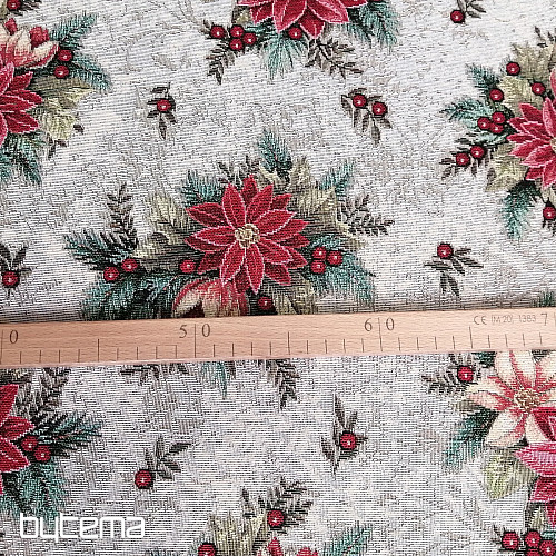 Tapestry fabric CHRISTMAS ROSE