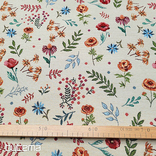 Tapestry fabric MEADOW FLOWERS