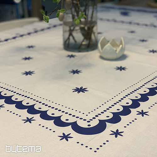 Tablecloth EASTER EGGS blue