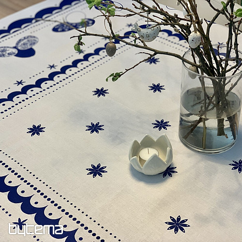 Tablecloth EASTER EGGS blue
