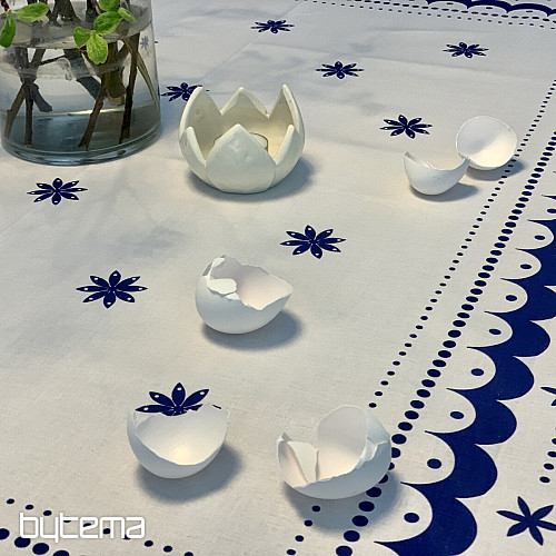 Tablecloth EASTER EGGS blue