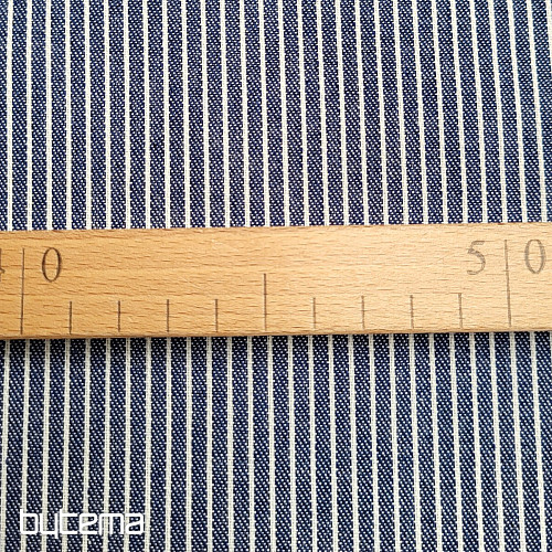 Decor. fabric NAVY BLUE STRIPE