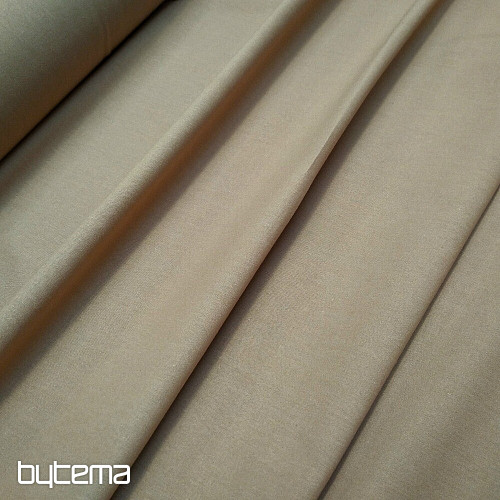 Cotton fabric TEINTURE CARAMEL