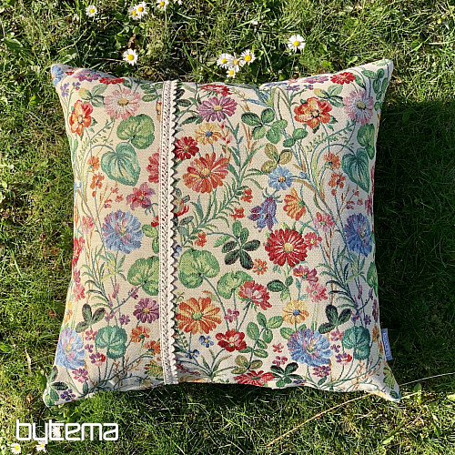 Tapestry fabric SCARLET - SUMMER MEADOW