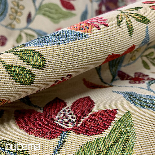 Tapestry fabric CLIMBING FLOWERS