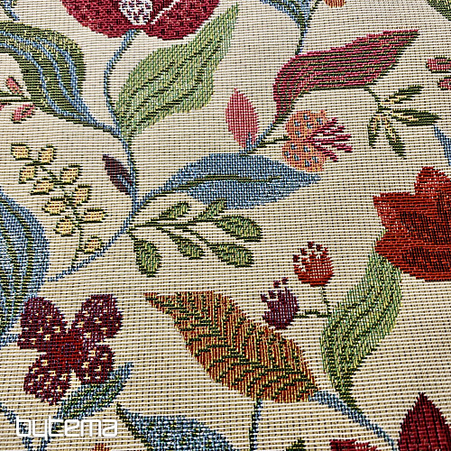Tapestry fabric CLIMBING FLOWERS