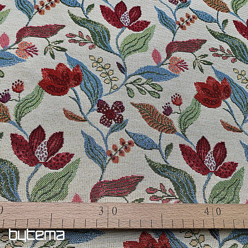 Tapestry fabric CLIMBING FLOWERS