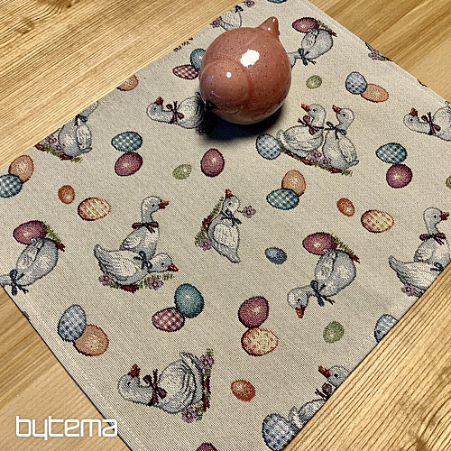 Easter table setting - Goose white