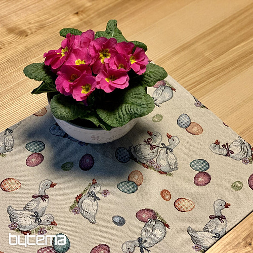 Easter table setting - Goose white
