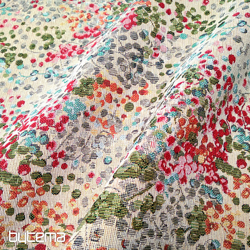 Tapestry fabric TINY FLOWERS