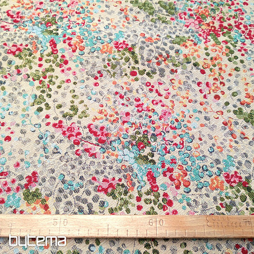 Tapestry fabric TINY FLOWERS