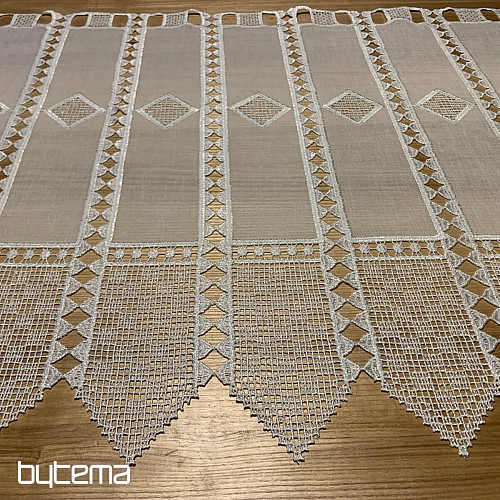 Luxury embroidered stained glass curtain MARIA SMETANOVÁ