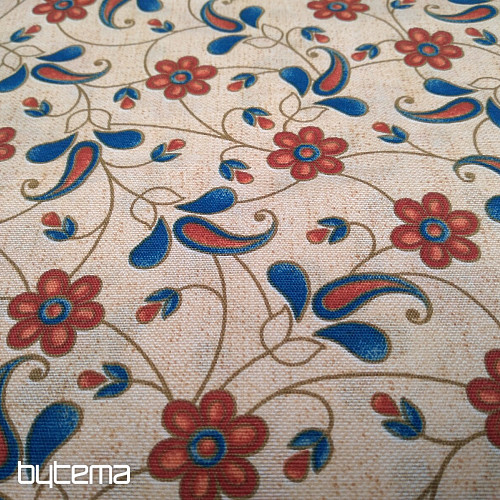 Decorative fabric GINA BLUE