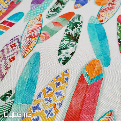 Decorative fabric SURF TURQUOISE