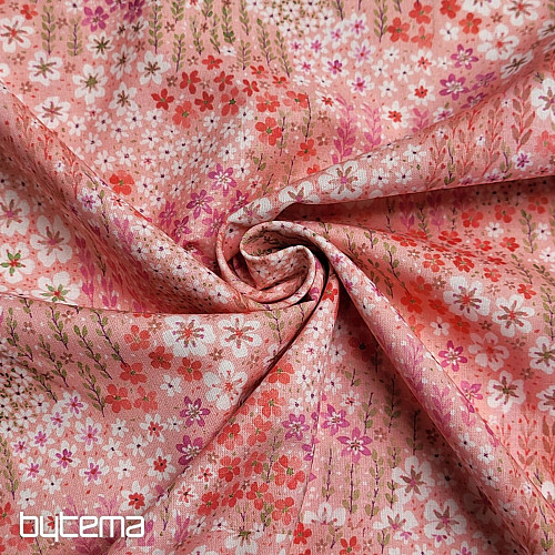 Cotton fabric EMMA PINK