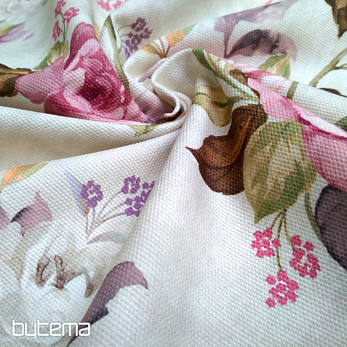Decorative fabric CASTLE ROSE