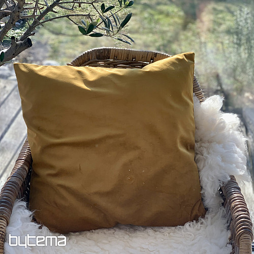 RIVIERA MUSTARD velvet cover
