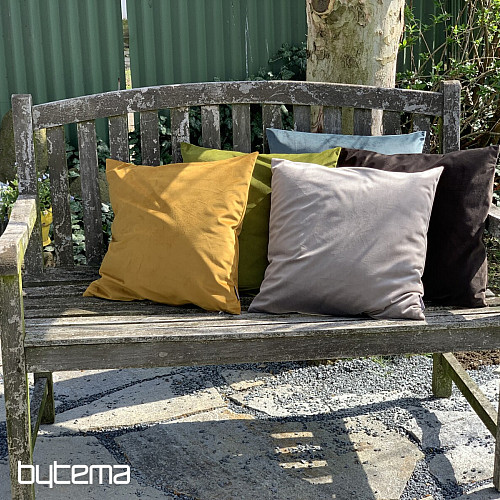 RIVIERA MUSTARD velvet cover